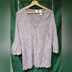 Emma James Lavender Cardigan Sweater